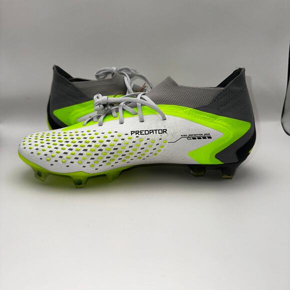 Adidas Predator Accuracy .1 Men sz 7 Soccer Cleats White Green GZ0035 - Picture 4 of 11